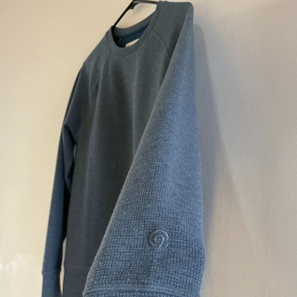 Champion Men's Grey Long Sleeve Shirt - Size S